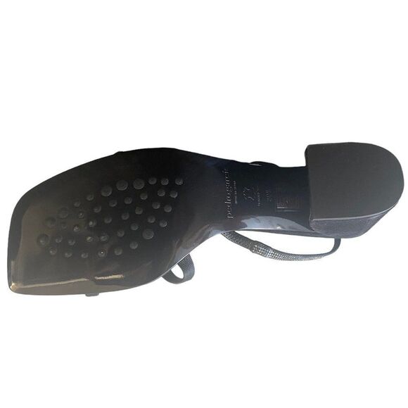 Pedro Garcia New Iraide Strappy Sandal Black Metallic size 38.5 - Picture 10 of 10